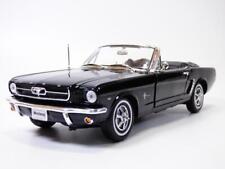 FORD MUSTANG cabriolet noir 1964 1/2 1/18