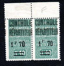 Colonies Françaises Algérie Colis postal n°33+33d Nxx cote 50 euros TB !