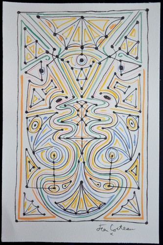 Lithographie jean cocteau - lithographie, "