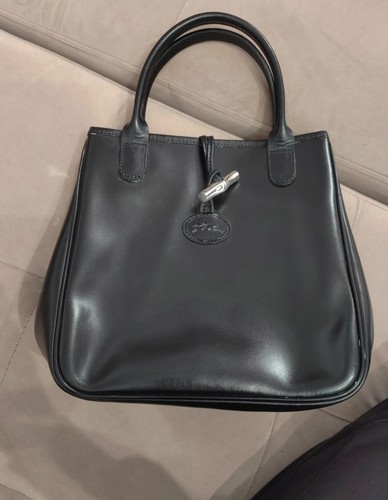 Longchamp roseau black leather - roseau,