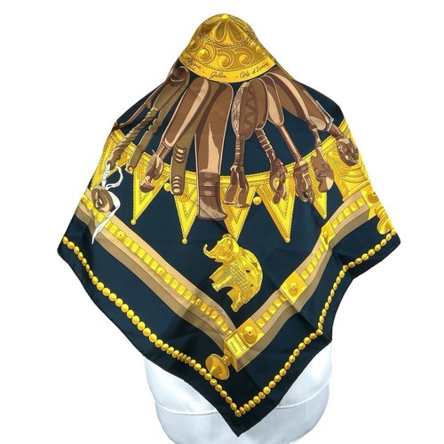 Foulard vintage soie hermes - en,