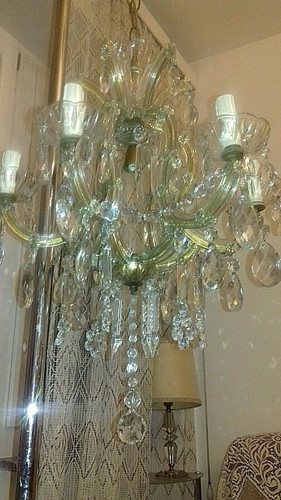 Lustre vintage cristal maria - vintage,