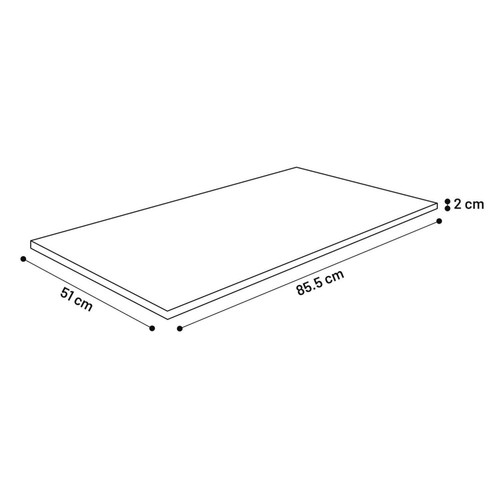 Coussin rectangle gris - , alisha