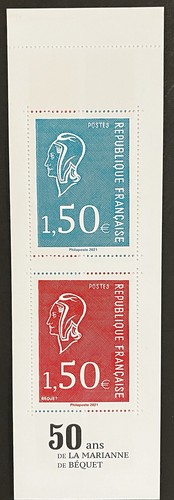 France carnet ans de la - 50,