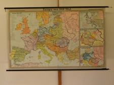 Carte Murale Europe 1918-1945