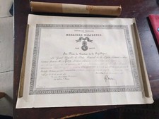 DIPLOME MILITAIRE ANCIEN