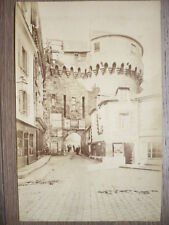 PHOTOGRAPHIE PAPIER ALBUMINE VERS 1886 PORTE-PRISON  VANNES