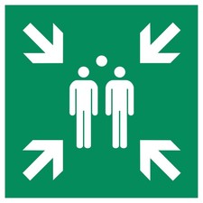 Panneau Point de rassemblement