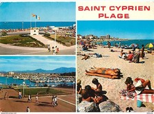 66 - Saint Cyprien - Multivues - Scènes de Plage - Femmes en maillot de bain - C