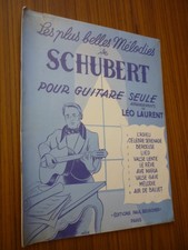 partitions guitare -	Schubert