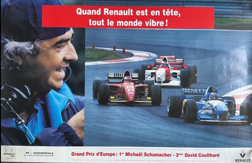Affiche poster renault - renault, f1