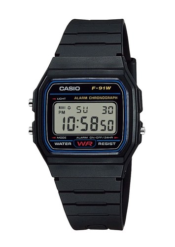 Casio f 91w 1yeg - casio, f-91w-1yeg