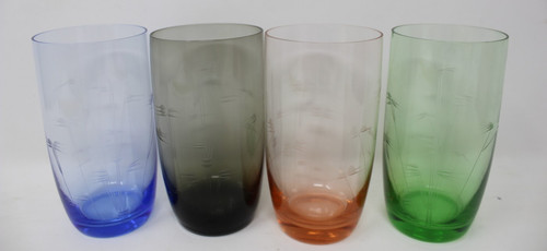 Verres cristal gravés - 4,