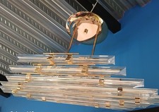 Lustre  Verre Murano Style Venini Chandelier