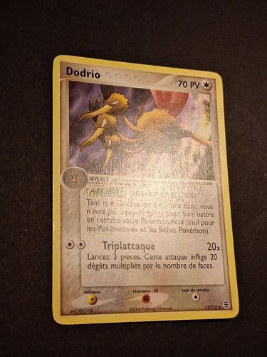 Carte pokémon dodrio - carte, 21/112