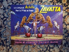 Affiche Cirque Achille ZAVATTA
