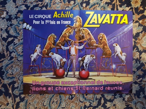 Affiche cirque achille zavatta - cirque,