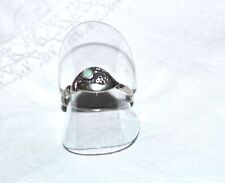 Bague vintage en Argent 925 ornée d'une opale pierre de lune T57