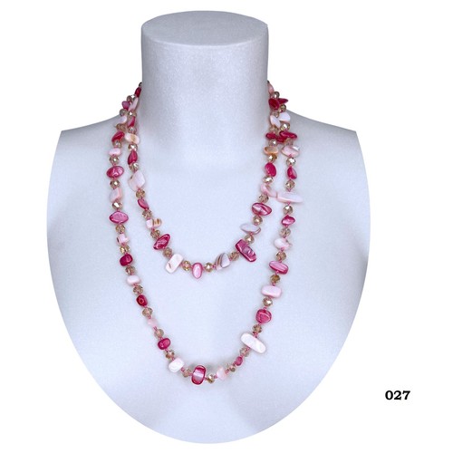 Collier long perles - collier, en