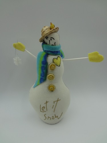 Handmade mrs snowman let - handmade,