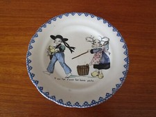 Assiette parlante Terre de Fer H.B & Cie Choisy Le Roi Bretons " il est fier ..
