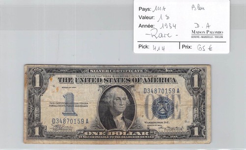 Billet usa dollar - billet, 1