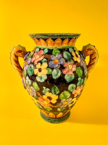 Vase cerart monaco signé - signé, –