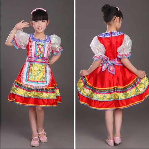Fille folk costume russe - fille,