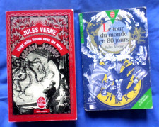 Lot de 2 livres Jules Verne /