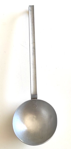 Louche ancienne aluminium - louche,