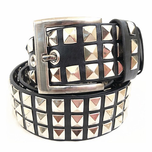 Ceinture clous cuir - clous,