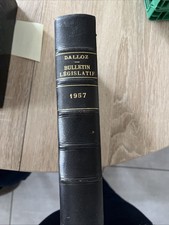 Bulletin Législatif 1957 Dalloz