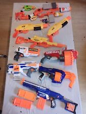 Lot de Pistolets Nerfs Très Bon État Cadeau De Noël Enfants 7/12 ans 