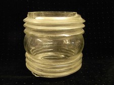 ANCIEN VERRE LAMPE FANAL 360 degré MARINE LANTERNE PHARE GLASS LAMP NAUTICA