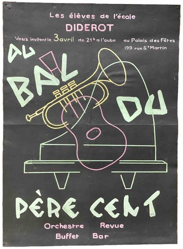 Affiche ancienne école - affiche,