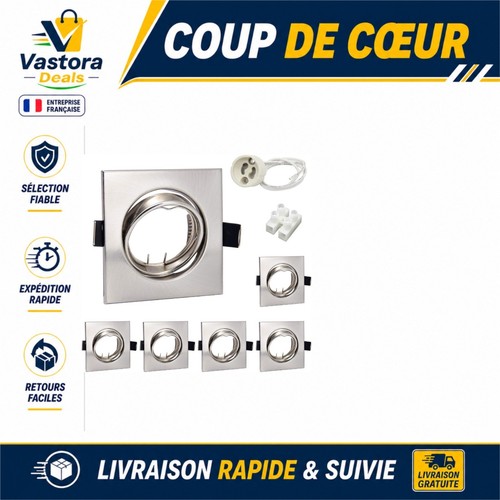 Spot encastrable gu10 carré - encastrable,