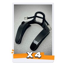 4X miniature HANS 1/5 pour casque F1 en résine , fabrication artisanale