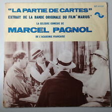 DISQUE 45T B.O FILM MARIUS - LA PARTIE DE CARTES / MARCEL PAGNOL