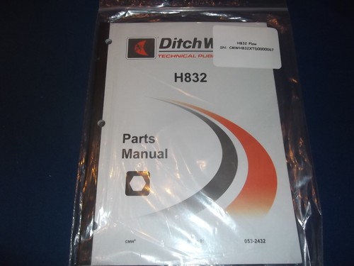 Ditch witch h832 - ditch,