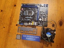 Carte Mère ASRock H61M-GS + Intel Pentium G620 + Ventilateur Intel E97379-001