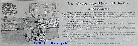 Publicite michelin pneu carte - michelin,