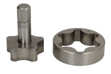 Pompe à huile, transmission