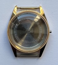 NOS BOITIER MONTRE PLAQUE OR