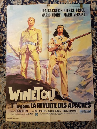 Affiche 1963 winetou - winetou, la