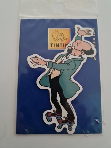 Tintin tournesol patins magnet - tintin,