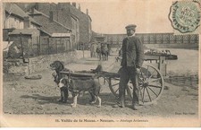 FRANCE #FG61785 08 NOUZON ATTELAGE ARDENNAIS VOITURE A CHIENS