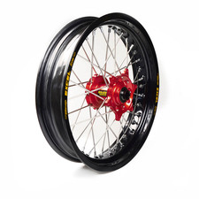 HAAN WHEELS Cercle noir à pleine roue 17-3,50 buje rojo 1 15006/3/6
