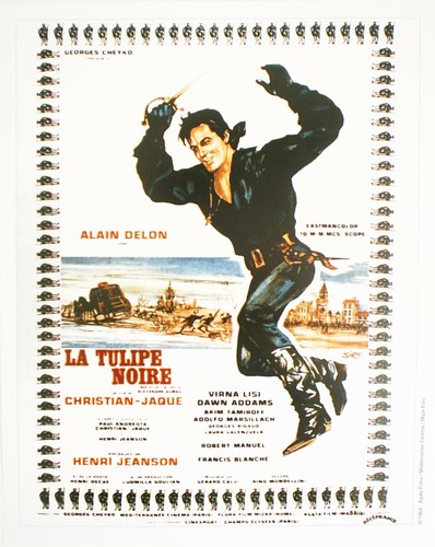 Affiche cinema tulipe noire - cinema, la