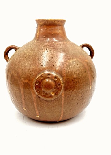 Vase boule gres lucien armand - vase,