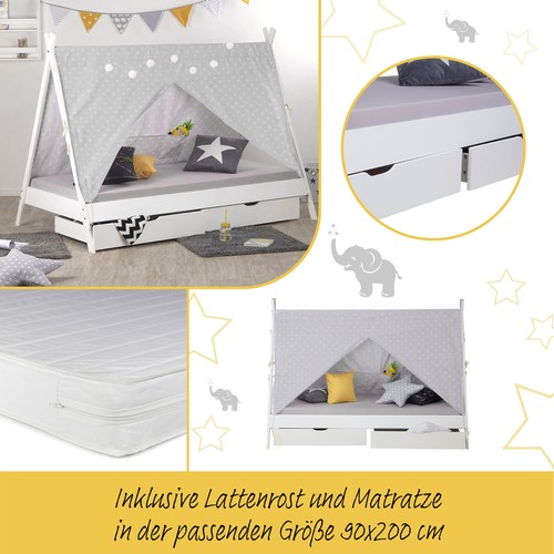 Lit enfant tipi matelas - lit,